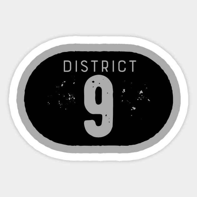 District 9 Sticker by OHYes